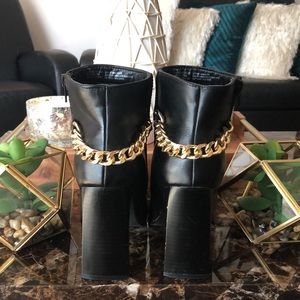 Black Heeled Booties